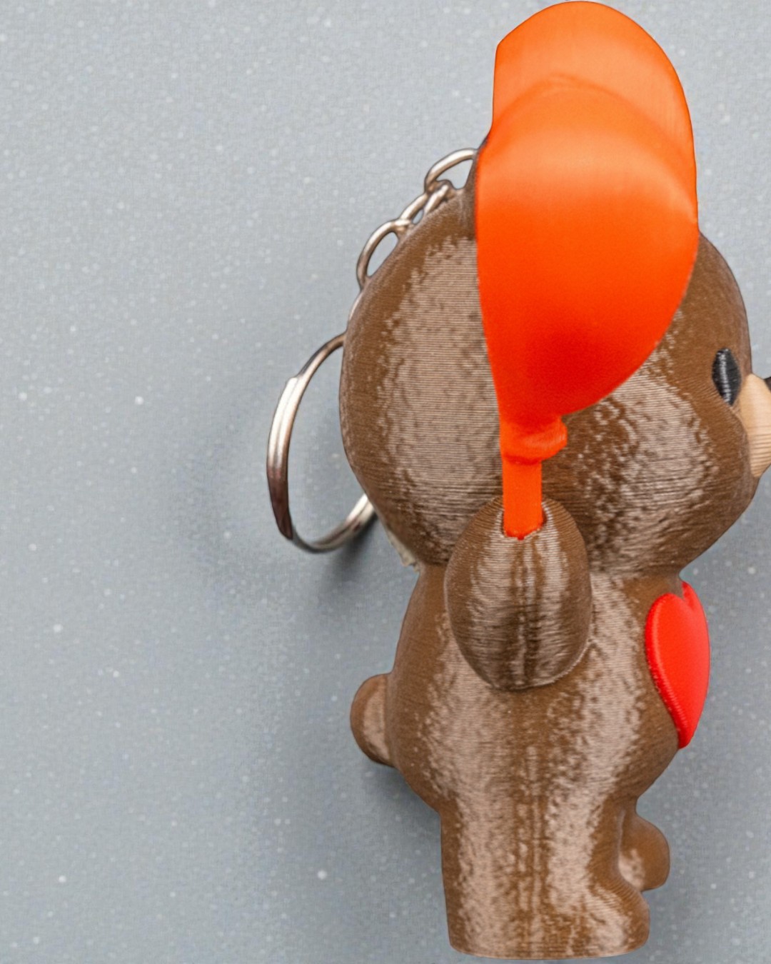 Beertje met hartballon sleutelhanger - Afbeelding 3